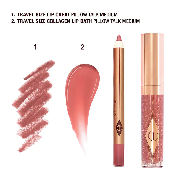 Mini Pillow Talk Glossy Lip Duos - Charlotte Tilbury