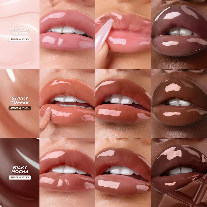 Honey Infused Hydrating Lip Oil - Milky Mocha - Gisou