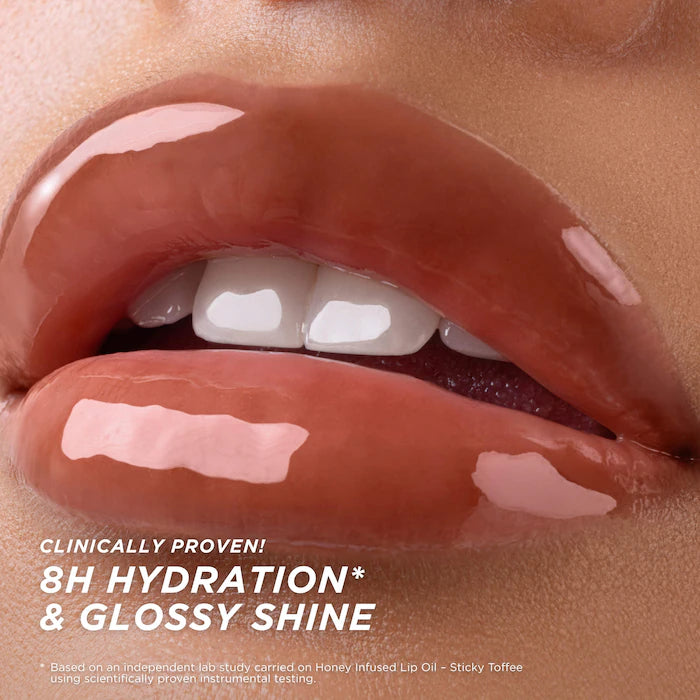 Honey Infused Hydrating Lip Oil - Sticky Toffee - Gisou