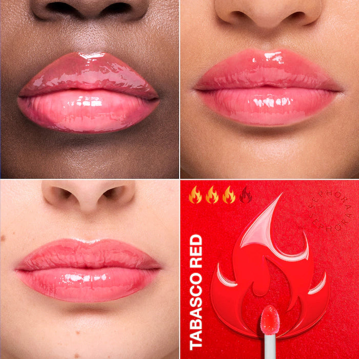 Outrageous Plump Lip Gloss x Tabasco - TABASCO RED - Sephora Collection