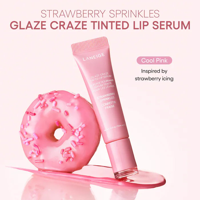 Glaze Craze Donut Delight Hydrating Tinted Lip Serum Duo - Laneige
