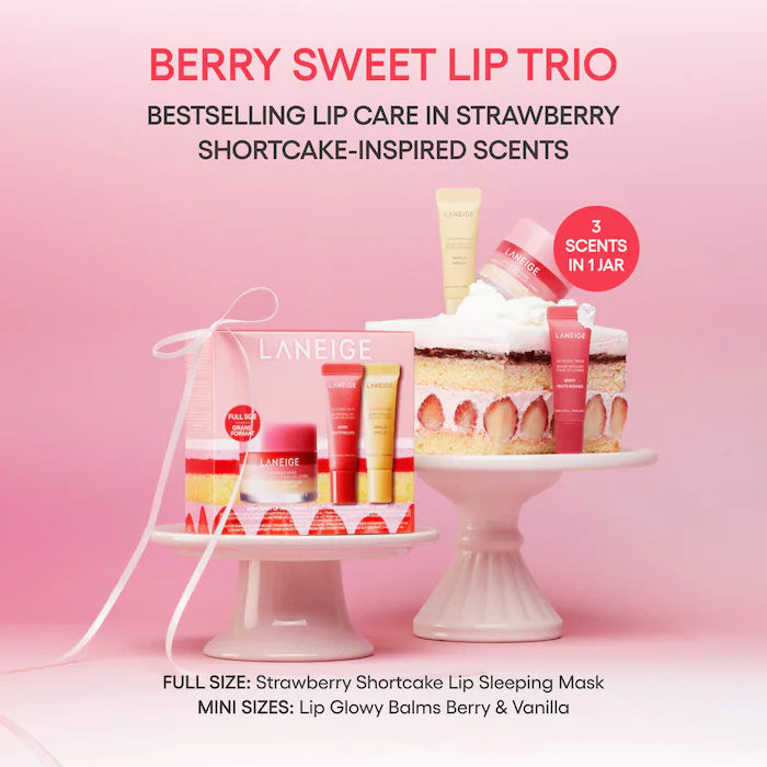 Berry Sweet Lip Treatment Minis Trio Set - Laneige
