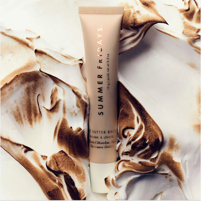 Lip Butter Balm Treatment for Hydration + Nourishing Shine - TOASTED MARSHMALLOW - Summer Fridays