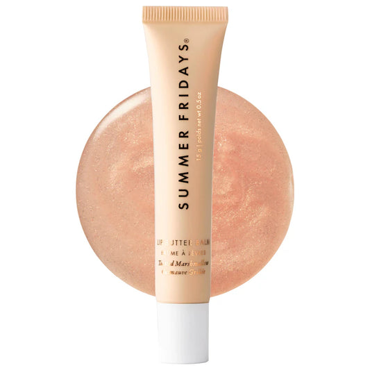 Lip Butter Balm Treatment for Hydration + Nourishing Shine - TOASTED MARSHMALLOW - Summer Fridays
